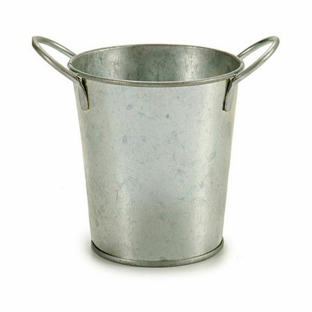 Vaso Ibergarden A52000-B Argentato Zinco Secchio 16 x 12 x 11 cm (72 Unità)