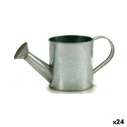 Vaso Ibergarden I00111-B Argentato Zinco Annaffiatoio 24,5 x 11 x 11 cm (24 Unità)