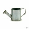 Vaso Ibergarden I00111-B Argentato Zinco Annaffiatoio 24,5 x 11 x 11 cm (24 Unità)