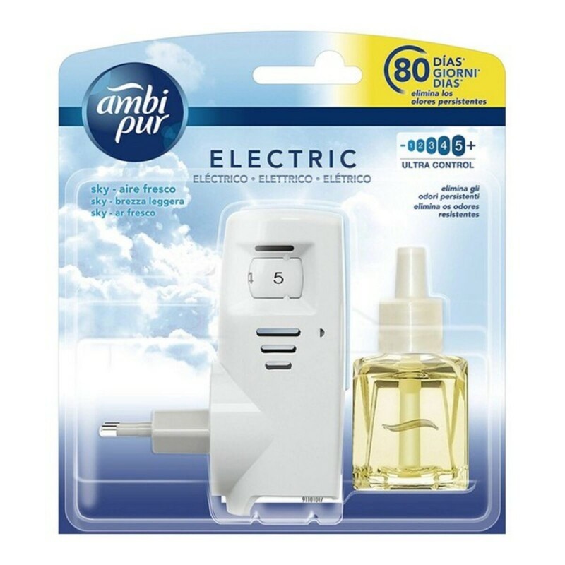 Diffusore Elettrico Per Ambienti Con Ricambio Sky Ambi Pur (21,5 ml) Diffusore Elettrico Per Ambienti Con Ricambio Sky Ambi Pur (21,5 ml)