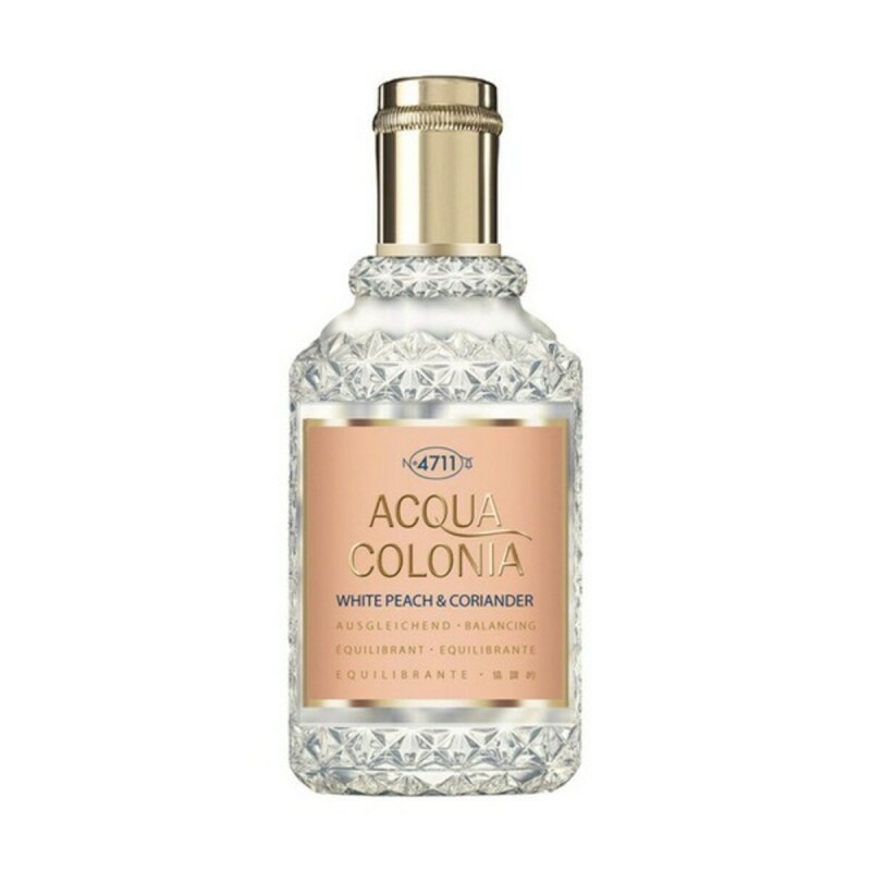 Profumo Unisex 4711 ACQUA COLONIA WHITE PEACH & CORIANDER EDC 50 ml Profumo Unisex 4711 ACQUA COLONIA WHITE PEACH & CORIANDER EDC 50 ml