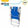 Sedia da Spiaggia Aktive Azzurro 47 x 63 x 99 cm Spiaggia