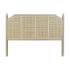 Testiera del Letto DKD Home Decor   Naturale Legno d'albero della gomma 160 x 6 x 120 cm