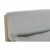 Poltrona DKD Home Decor Grigio Poliestere Lino Legno d'albero della gomma (65 x 83 x 74 cm)