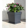 Vaso EDA Grigio polipropilene Plastica 39 cm 39 x 39 x 39 cm