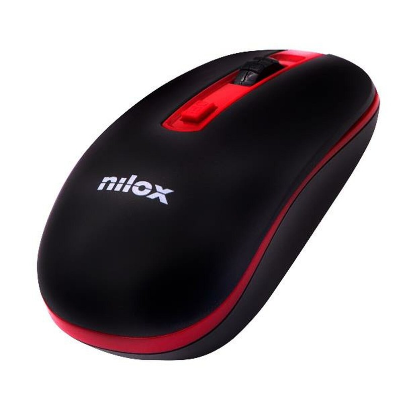 Mouse senza Fili Nilox NXMOWI2002 1000 DPI Nero Mouse senza Fili Nilox NXMOWI2002 1000 DPI Nero