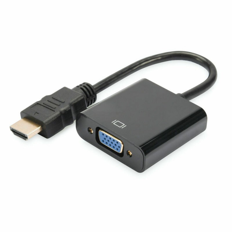 Adattatore HDMI con VGA Digitus DA-70461 Nero Adattatore HDMI con VGA Digitus DA-70461 Nero