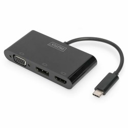 Hub USB Digitus DA-70859 Nero