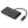 Hub USB Digitus DA-70859 Nero