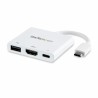 Adattatore USB-C Startech CDP2HDUACPW Bianco 4K Ultra HD