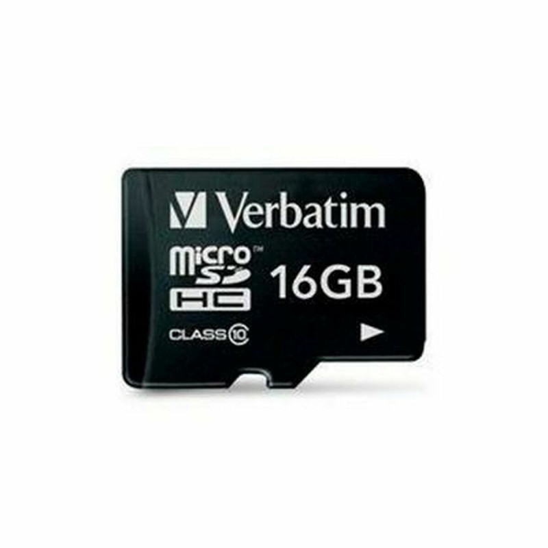 Scheda Micro SD Verbatim 44010 16 GB Scheda Micro SD Verbatim 44010 16 GB