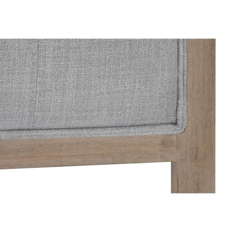 Testiera del Letto DKD Home Decor Grigio Legno d'albero della gomma 160 x 10 x 120 cm