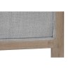 Testiera del Letto DKD Home Decor Grigio Legno d'albero della gomma 160 x 10 x 120 cm