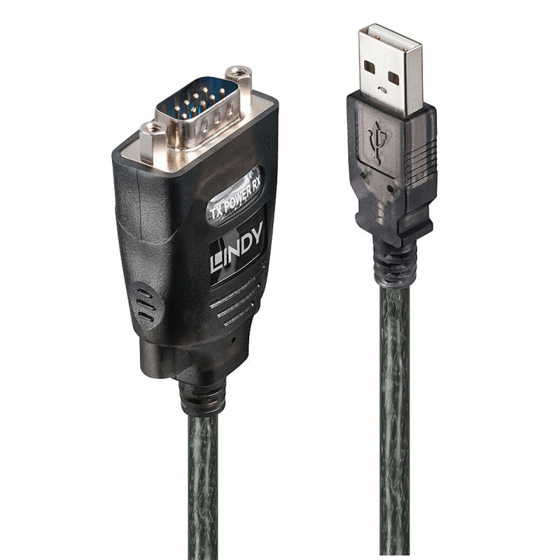 Adattatore USB con RS232 LINDY 42686 1,1 m Adattatore USB con RS232 LINDY 42686 1,1 m