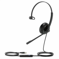 Auricolari con Microfono Yealink UH34 LITE MONO TEAMS Nero