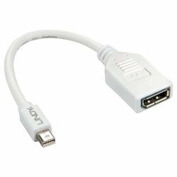 Adattatore Mini DisplayPort con DisplayPort LINDY 41021 Bianco