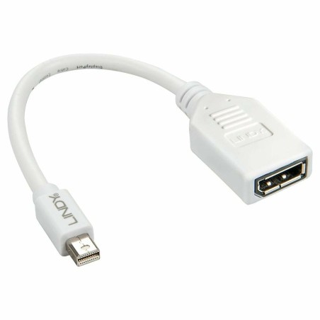 Adattatore Mini DisplayPort con DisplayPort LINDY 41021 Bianco