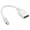 Adattatore Mini DisplayPort con DisplayPort LINDY 41021 Bianco
