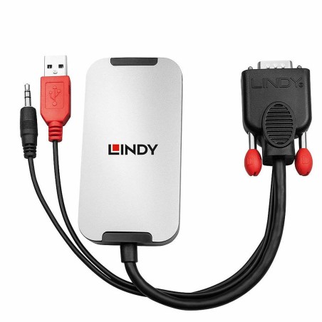 Adattatore DisplayPort con VGA LINDY 38296 Nero
