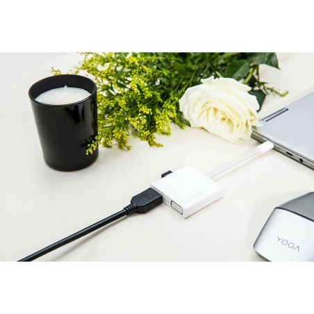 Hub USB Lenovo GX90T33021 Bianco