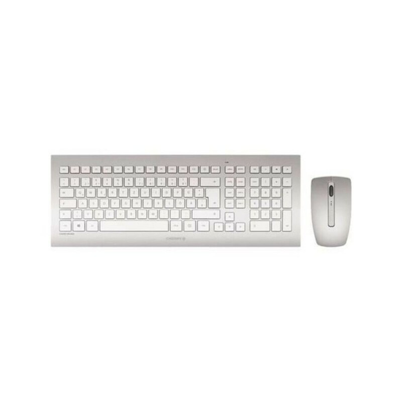 Tastiera e Mouse Wireless Cherry JD-0310ES Grigio Qwerty in Spagnolo Tastiera e Mouse Wireless Cherry JD-0310ES Grigio Qwerty in Spagnolo