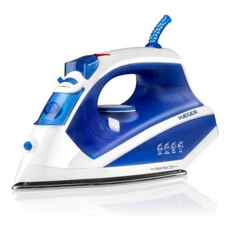 Ferro da Stiro a Vapore Haeger SI-220.009B 2200W Ferro da Stiro a Vapore Haeger SI-220.009B 2200W