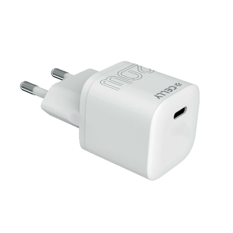 Caricabatterie da Parete Celly UCTC1USBC20WWH Bianco 20 W Caricabatterie da Parete Celly UCTC1USBC20WWH Bianco 20 W