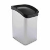 Cestino Berilo D085-1 Argentato Plastica 12 L Oscillante (6 Unità)