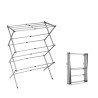 Stendibiancheria in Metallo Pieghevole ed Estensibile a 3 Altezze Cloxy InnovaGoods 11 sbarre