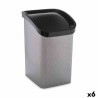 Cestino Berilo D093-2 Grigio scuro Plastica 23 L Oscillante (6 Unità)