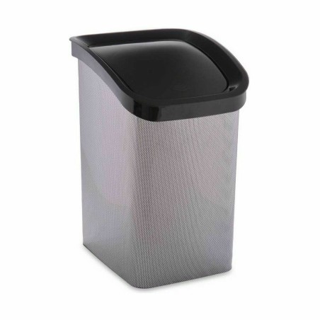 Cestino Berilo D093-2 Grigio scuro Plastica 23 L Oscillante (6 Unità)