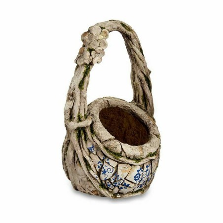 Statua Decorativa da Giardino Ibergarden ZD19018 Poliresina Vaso 25,5 x 44 x 27,5 cm (2 Unità)