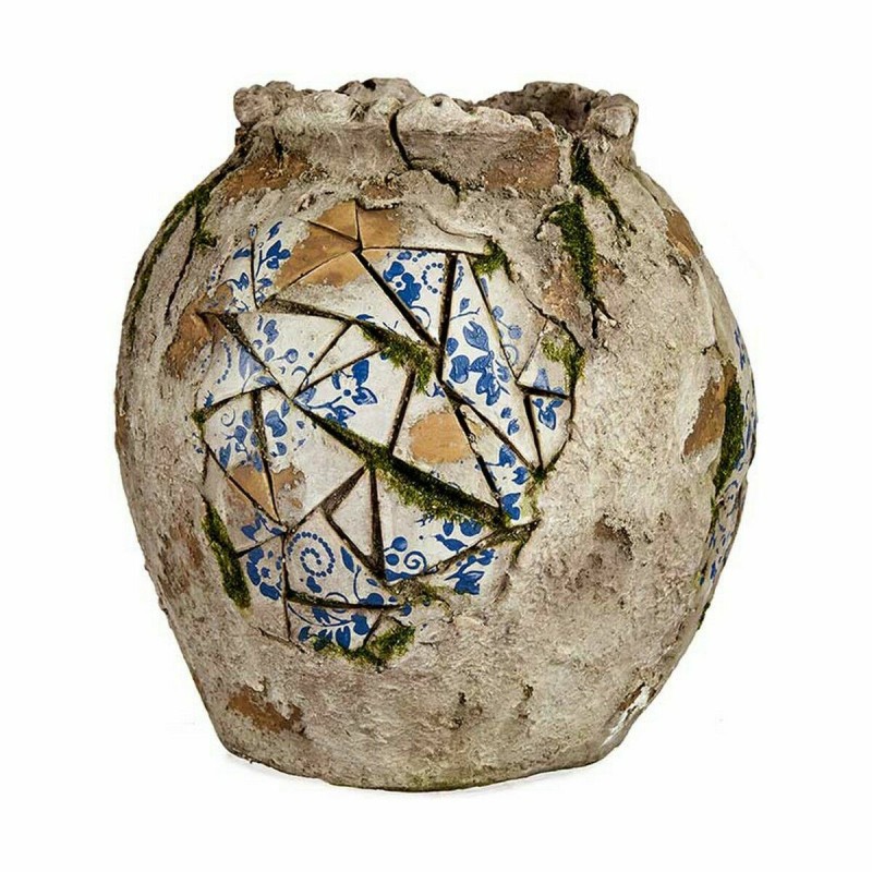 Statua Decorativa da Giardino Ibergarden ZD19026 Poliresina Vaso 27 x 27 x 27 cm (2 Unità) Statua Decorativa da Giardino Ibergarden ZD19026 Poliresina Vaso 27 x 27 x 27 cm (2 Unità)