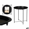Tavolo Aggiuntivo Pieghevole WR4405 Nero 46,8 x 50,2 x 46,8 cm (4 Unità)