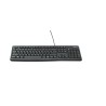 Tastiera Logitech K120 Nero Qwerty in Spagnolo Qwerty US