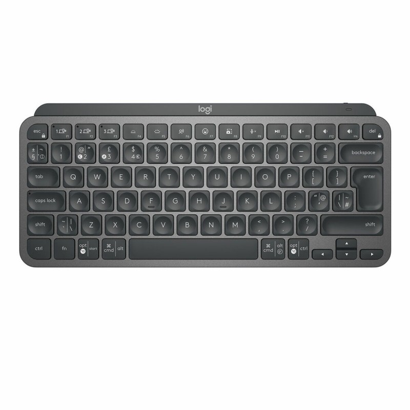 Tastiera Logitech 920-010498 Bluetooth Nero Inglese EEUU Grigio Grafite QWERTY Tastiera Logitech 920-010498 Bluetooth Nero Inglese EEUU Grigio Grafite QWERTY