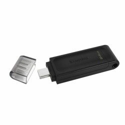 Memoria USB Kingston DT70/64GB usb c Nero 64 GB