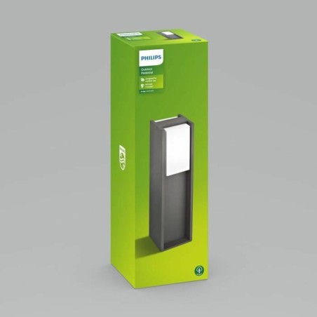 Lampada LED Philips Sobremuro/pie Grigio Antracite 14 W Acciaio inossidabile Alluminio E27 230 V