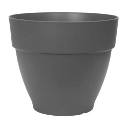 Vaso Elho Ø 55 cm Nero Plastica Rotondo Moderno