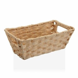 Cestino Multiuso Versa 17 x 11,5 x 29 cm Con manici Beige