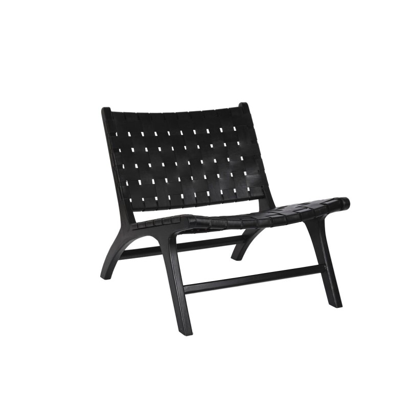 Sedia da Sala da Pranzo DKD Home Decor Nero 65 x 79 x 70 cm Sedia da Sala da Pranzo DKD Home Decor Nero 65 x 79 x 70 cm