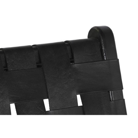 Sedia da Sala da Pranzo DKD Home Decor Nero 65 x 79 x 70 cm
