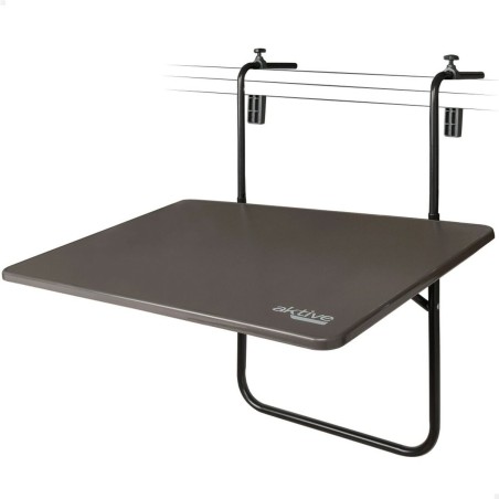 Tavolo Pieghevole Aktive Per appendere sul balcone Acciaio 60 x 66,5 x 40 cm (4 Unità)
