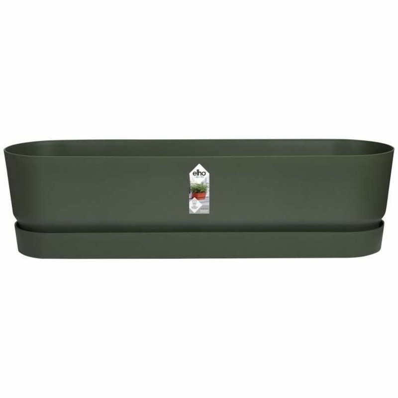 Vaso rettangolare da Balcone Elho 50 cm Nero Plastica Vaso rettangolare da Balcone Elho 50 cm Nero Plastica