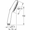 Soffione Grohe ABS Plastica