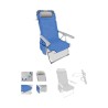 Sedia da Spiaggia Azzurro Grigio