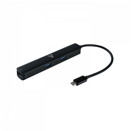 Hub USB V7 UCMINIDOCK-PT Nero 100 W