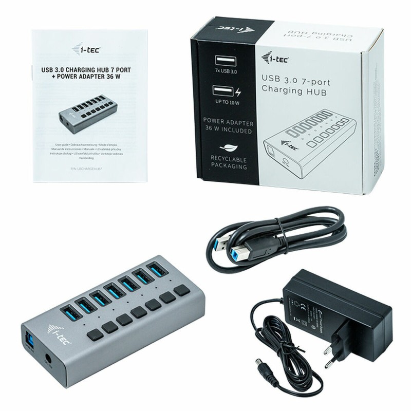 Hub USB i-Tec U3CHARGEHUB7 Hub USB i-Tec U3CHARGEHUB7