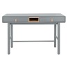 Scrivania Home ESPRIT Azzurro Grigio Legno MDF 120 x 60 x 75 cm