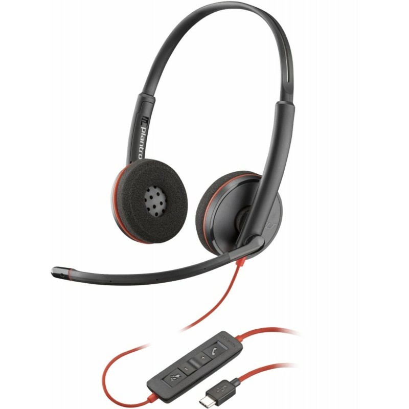Auricolari con Microfono HP Blackwire 3220 Nero Auricolari con Microfono HP Blackwire 3220 Nero